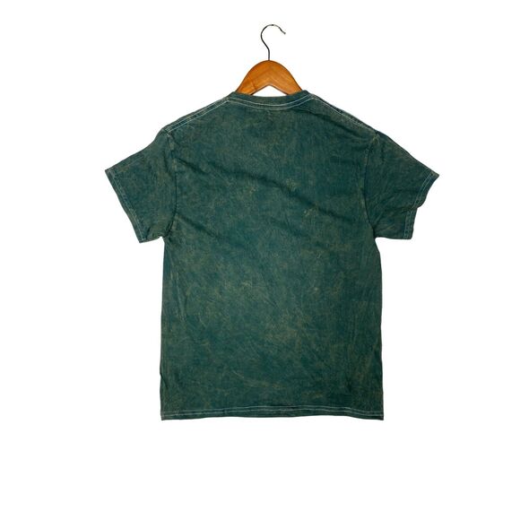 Nirvana Vintage Style Smile Back Short Sleeve Unisex T Shirt Crew Neck S Green - Picture 5 of 14